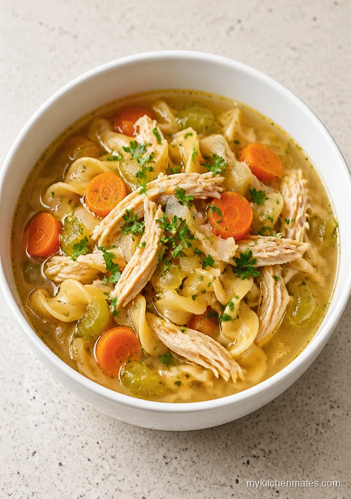 Crockpot Chicken Noodle Soup