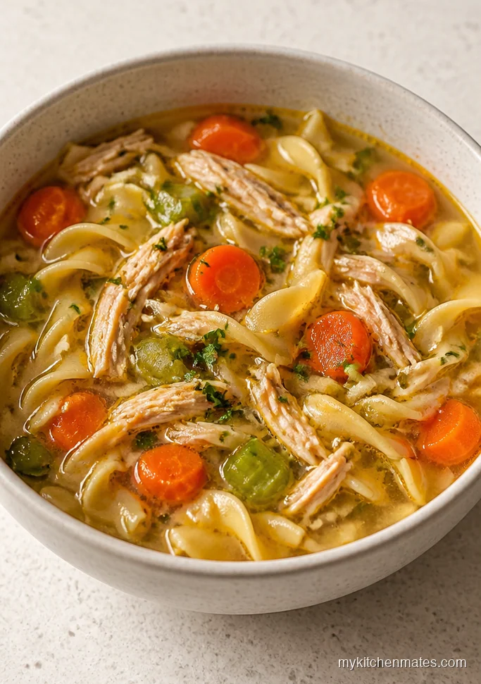 Crockpot Chicken Noodle Soup
