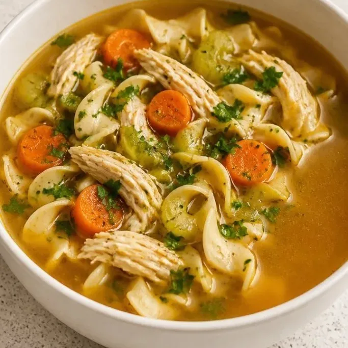 Easy Crockpot Chicken Noodle Soup Crockpot Chicken Noodle Soup