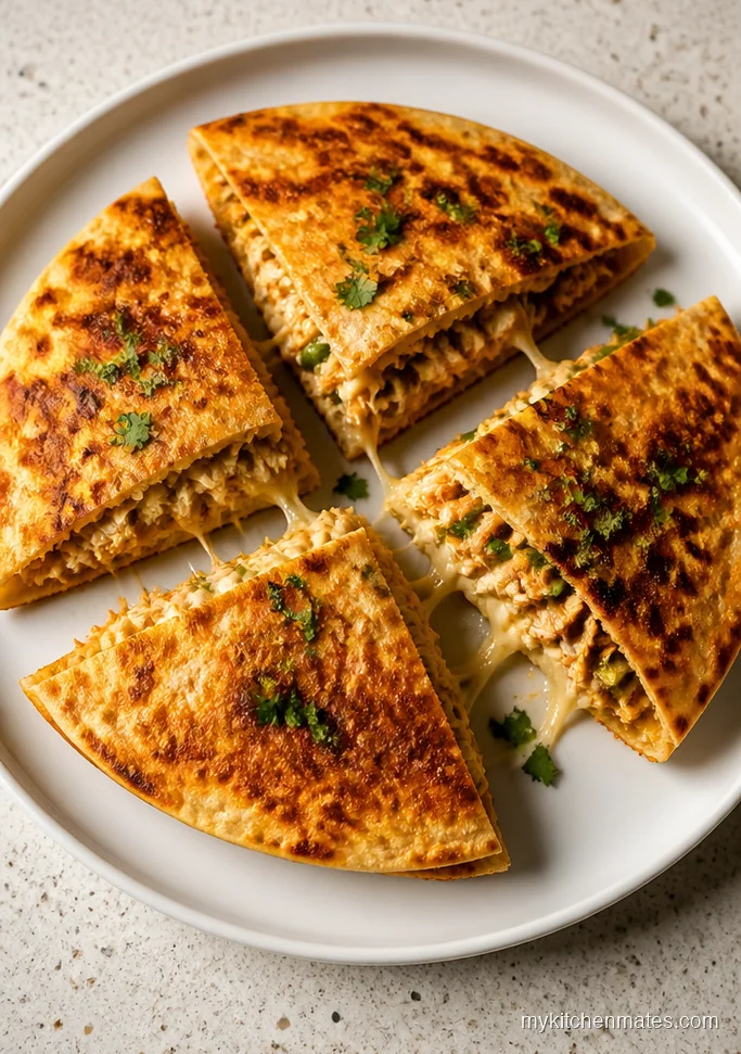 Crockpot Chicken Quesadilla Filling