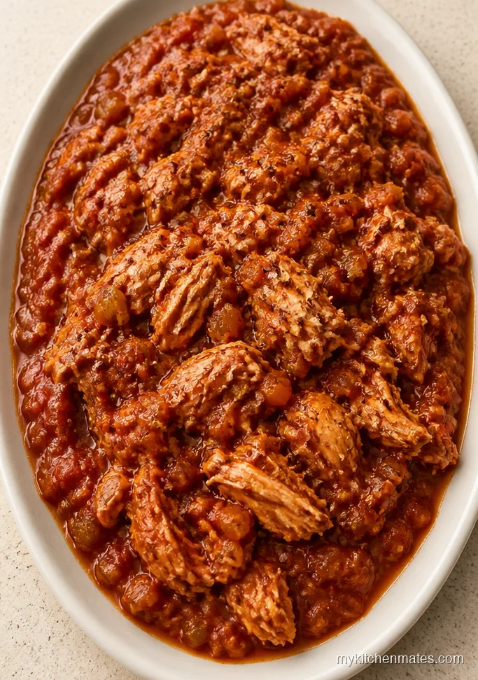 Crockpot Chicken Ragu for Pasta
