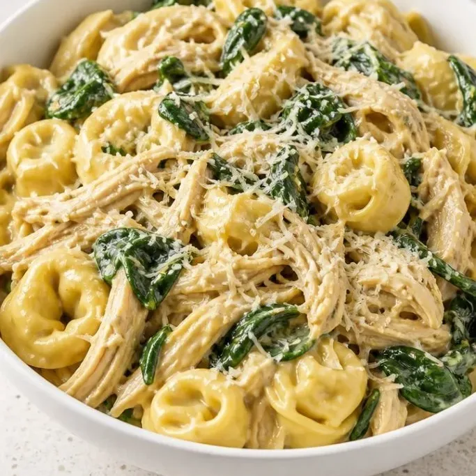 Crockpot Chicken Tortellini