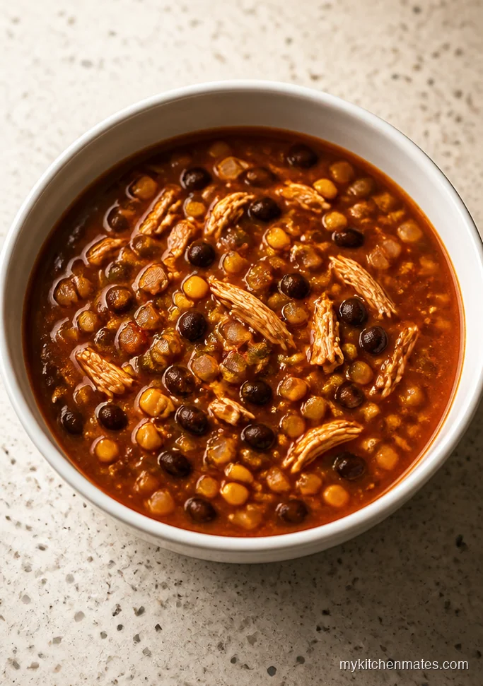 Crockpot Chicken Tortilla Soup