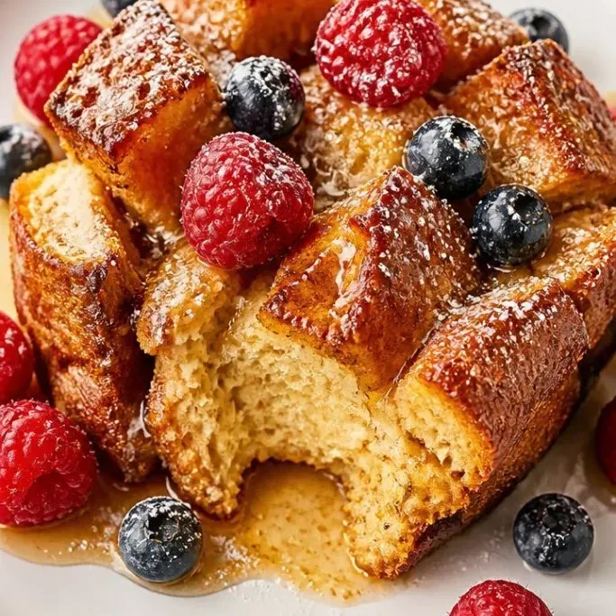 Overnight Crockpot French Toast Casserole Crockpot French Toast Casserole