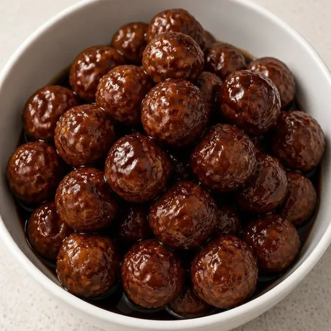 Crockpot Honey Garlic Meatballs