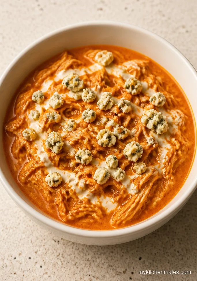 Crockpot Keto Buffalo Ranch Chicken