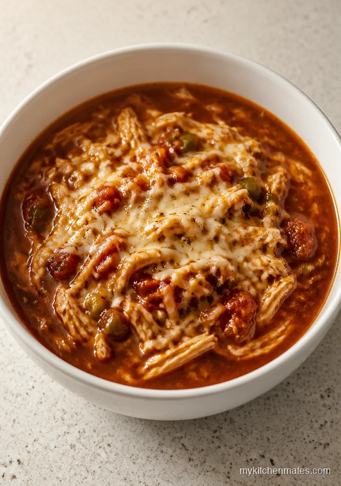 Crockpot Keto Chicken Enchilada Soup