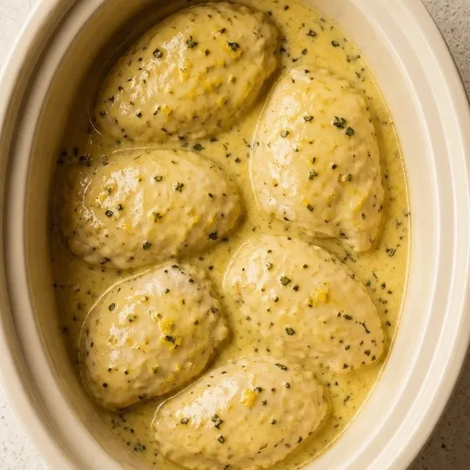Creamy Crockpot Lemon Chicken Crockpot Lemon Chicken