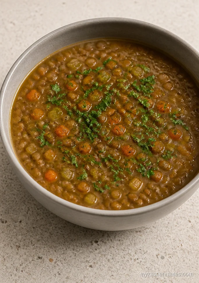 Crockpot Lemon Lentil Soup