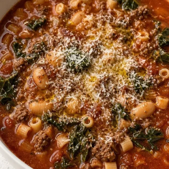 Crockpot Pasta Fagioli