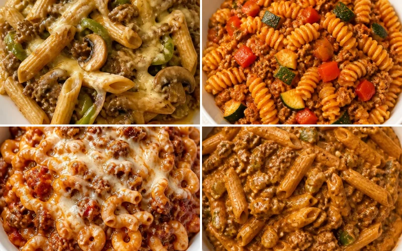 11 Crockpot Pasta Recipes with Ground Beef for Busy Nights