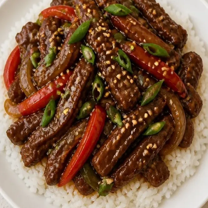 Crockpot Pepper Steak: Tender Beef, Bell Peppers, and Savory Sauce Crockpot Pepper Steak