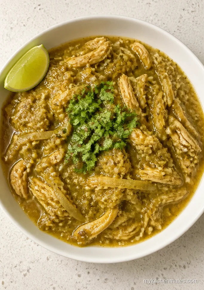 Crockpot Salsa Verde Chicken