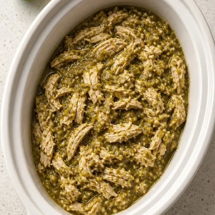 Crockpot Salsa Verde Chicken
