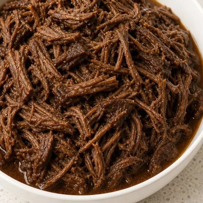 Tender Crockpot Shredded Beef (So Flavorful, Hands-Off) Crockpot Shredded Beef