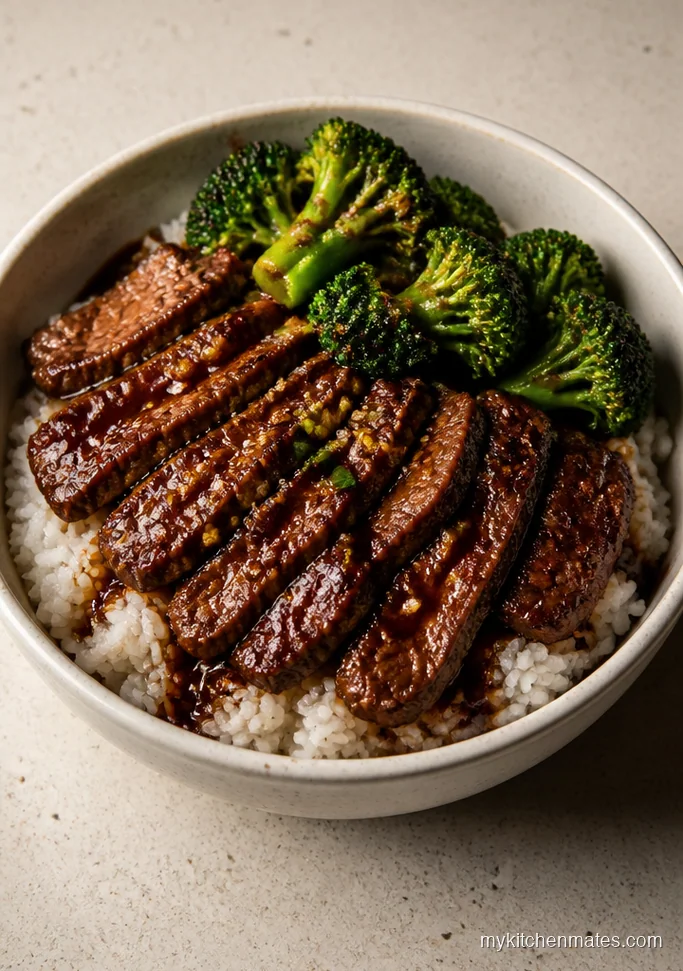 Crockpot Sirloin Steak and Broccoli
