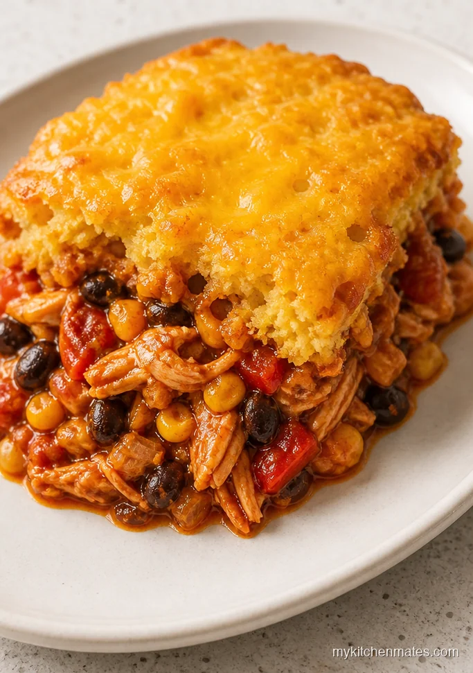 13 Crockpot Chicken Casserole Recipes for No Fuss Dinners Crockpot Southwest Chicken Cornbread Casserole