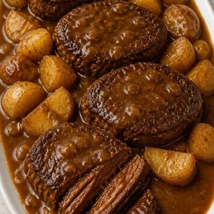 Crockpot Steak and Potatoes