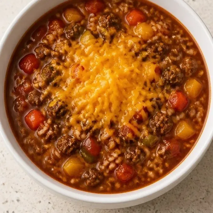 Crockpot Stuffed Pepper Soup