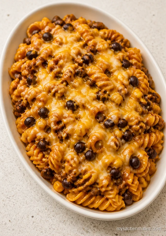 Crockpot Taco Beef Pasta
