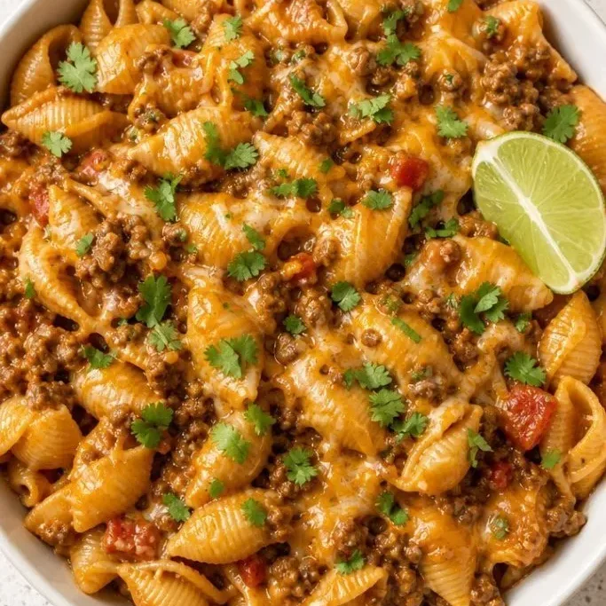 Crockpot Taco Pasta