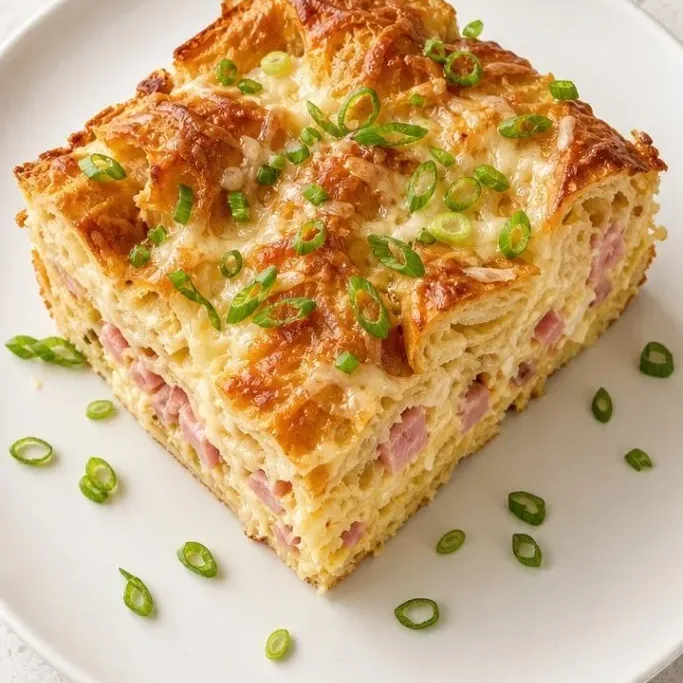 Overnight Croissant Breakfast Casserole Croissant Breakfast Casserole