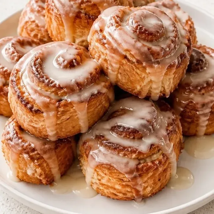 30-Minute Croissant Cinnamon Rolls Croissant Cinnamon Rolls
