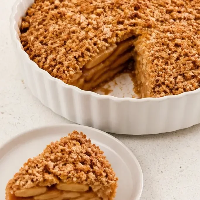 Crustless Apple Pie