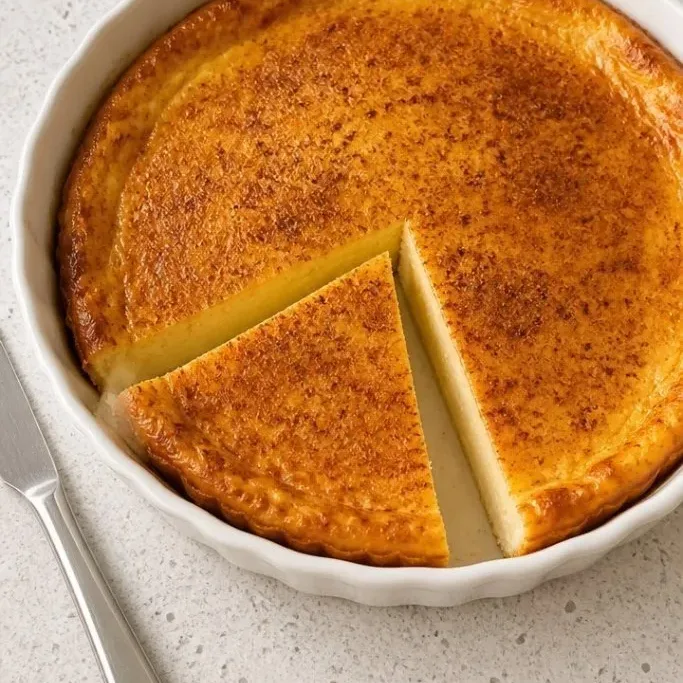 Crustless Egg Custard Pie