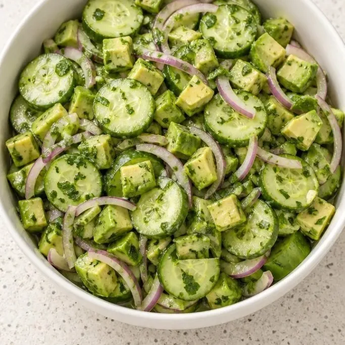 Cucumber Avocado Salad