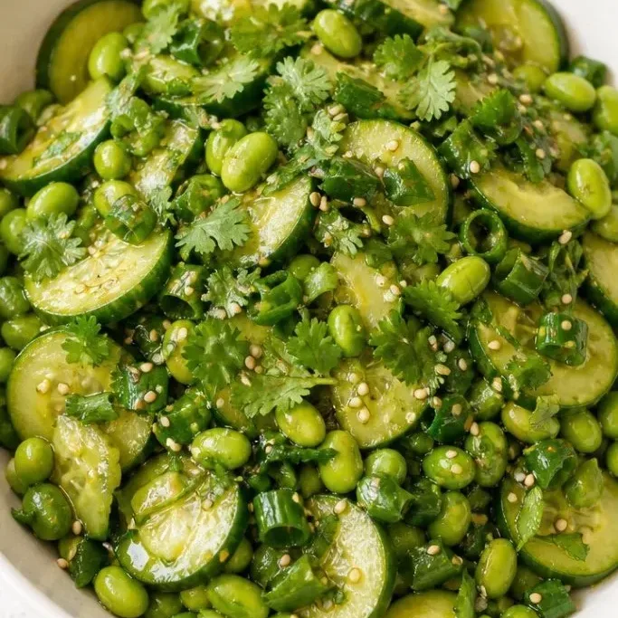 Cucumber Edamame Salad