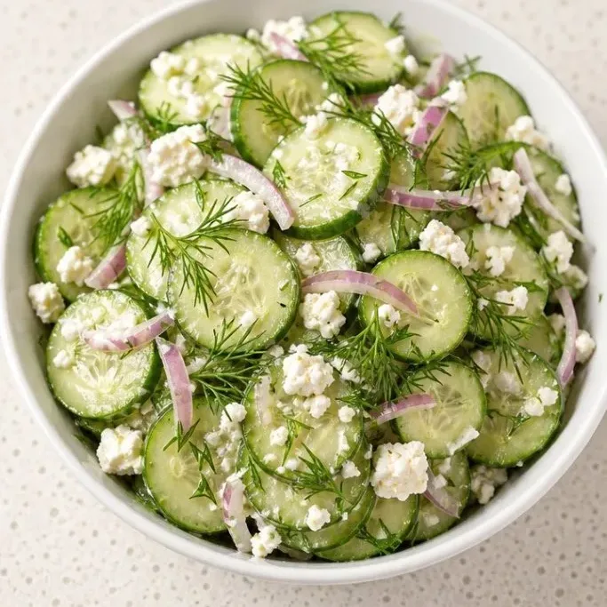 10-Minute Cucumber Feta Salad Cucumber Feta Salad