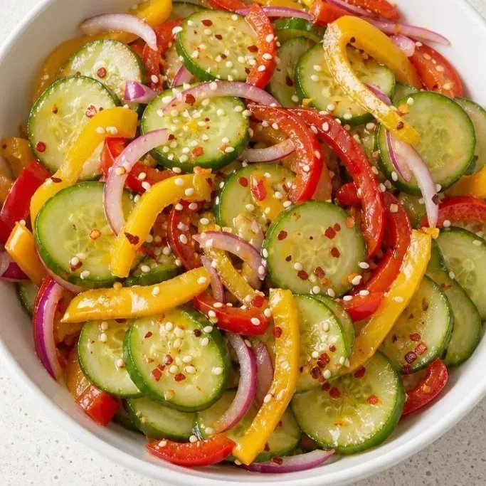 Cucumber Pepper Salad