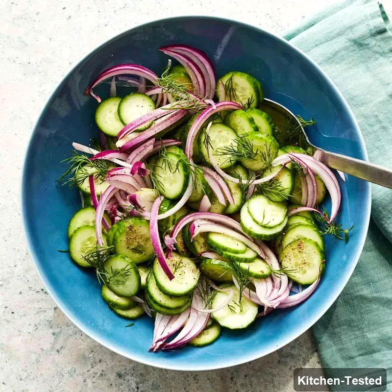 Cucumber Vinegar Salad cucumber vinegar salad