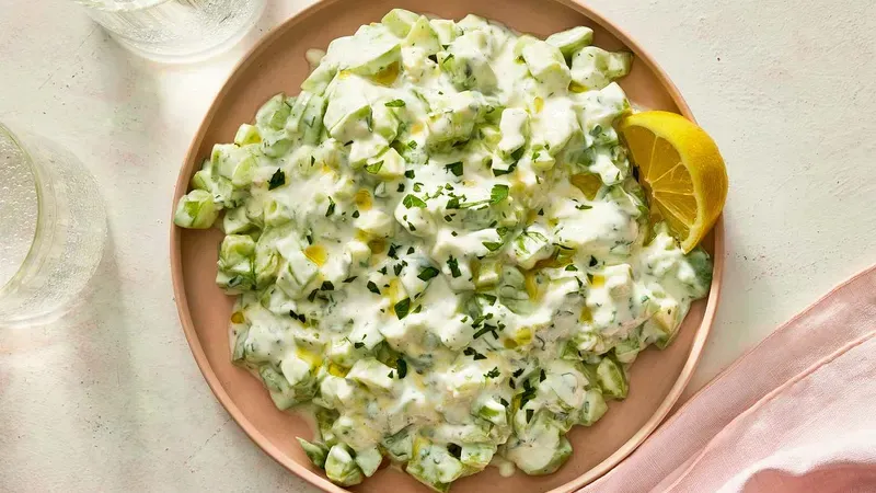Fresh and Creamy Cucumber-Yogurt Salad Food photo of Cucumber-Yogurt Salad