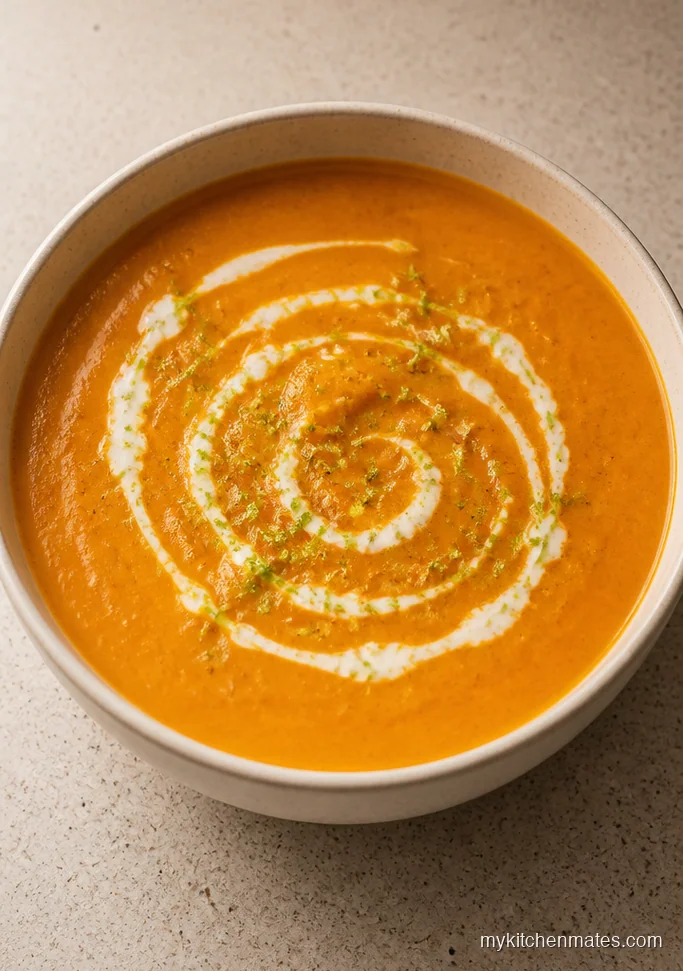 Curried Carrot and Sweet Potato Soup
