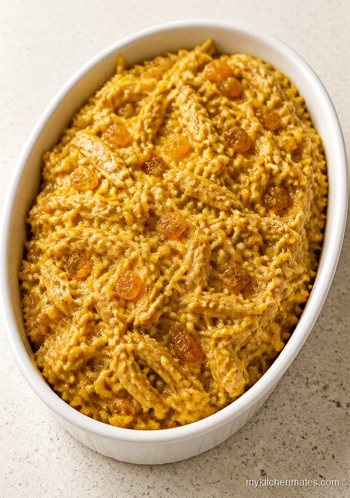 Curried Turkey Casserole with Golden Raisins