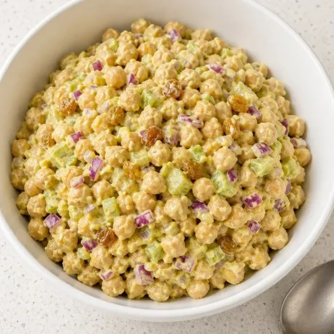 10-Minute Curry Chickpea Salad curry chickpea salad_featured_cn2