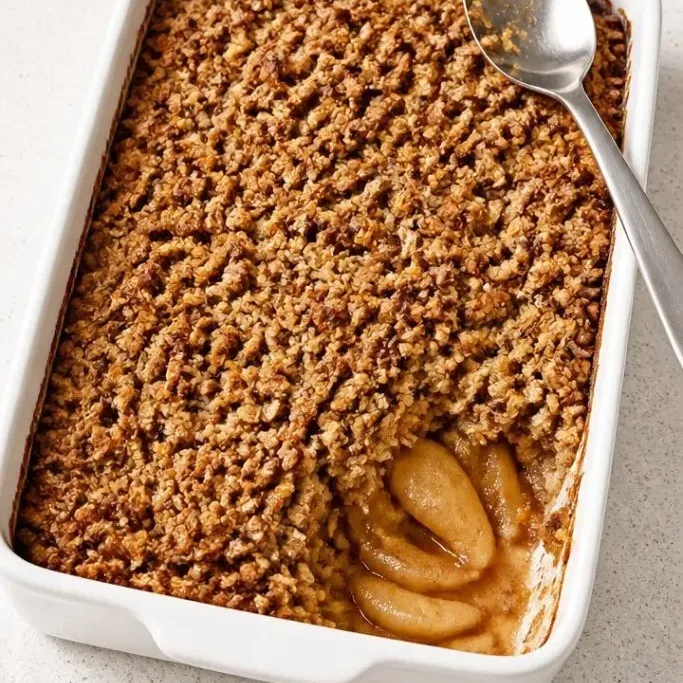 Dairy-Free Apple Crisp with Crisp Oat Topping Dairy Free Apple Crisp