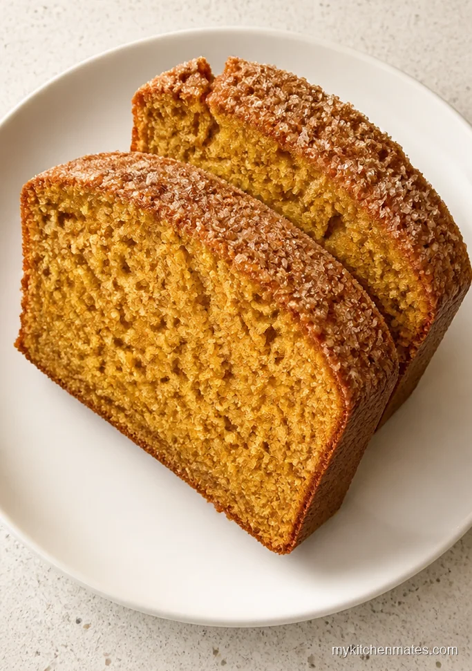 Dairy Free Pumpkin Yellow Cake Loaf