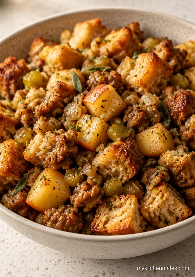 10 Dairy Free Thanksgiving Recipes That Keep the Feast Rich and Creamy Dairy Free Sausage and Apple Stuffing