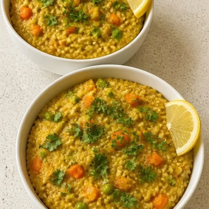 15-Minute Savory Daliya (Indian Cracked Wheat Porridge) Daliya Recipe Indian