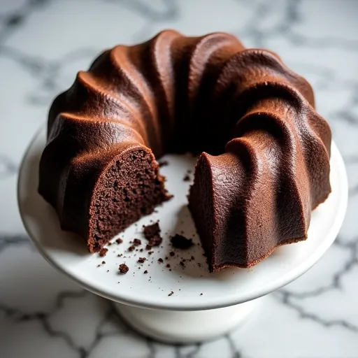 Dark Chocolate Espresso Pound Cake