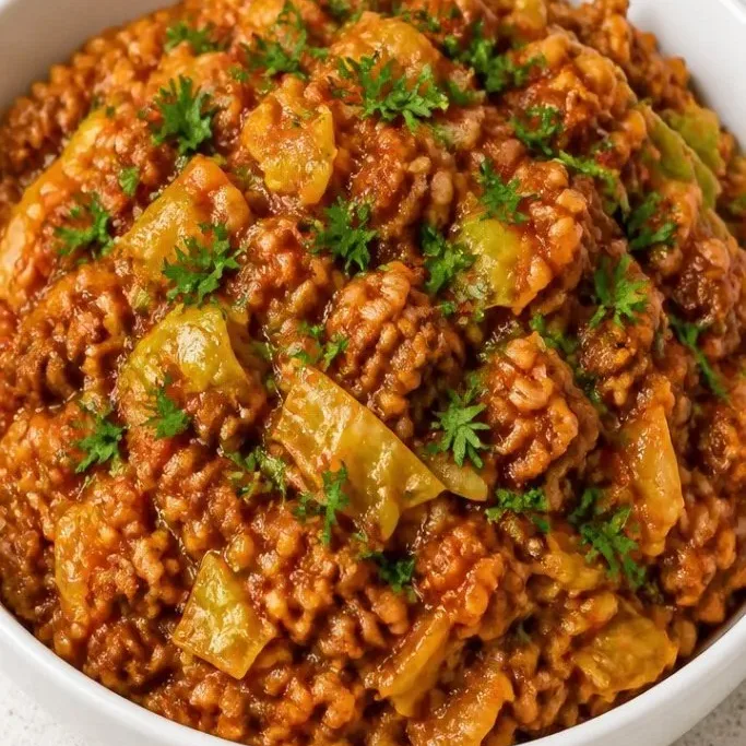 Deconstructed Cabbage Rolls