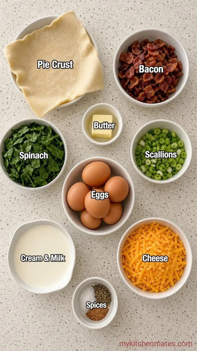 Deep Dish Quiche: Fluffy, Cheesy, and Foolproof Ingredients
