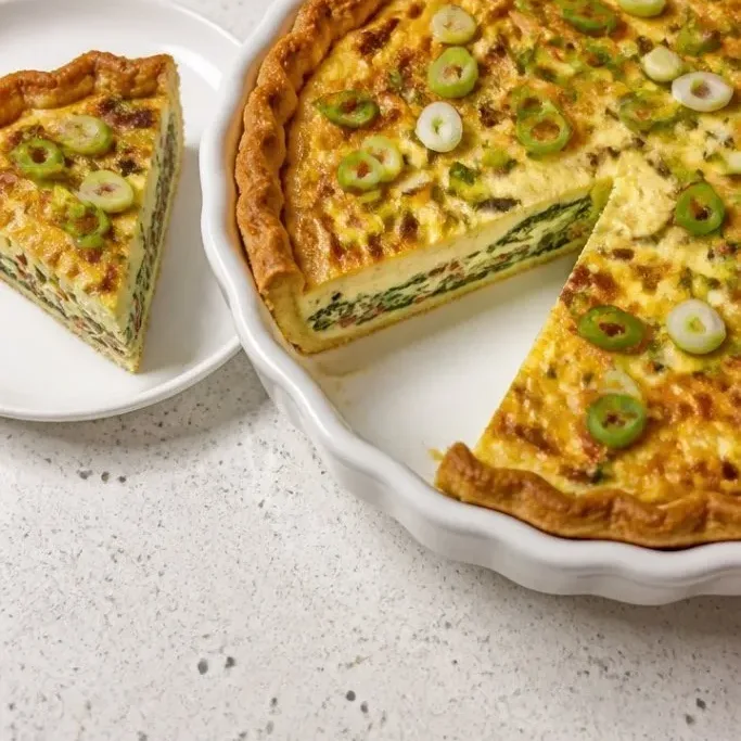 Deep Dish Quiche: Fluffy, Cheesy, and Foolproof Deep Dish Quiche