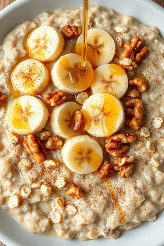 delicious banana oatmeal dish