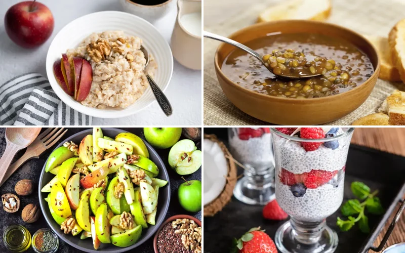 diabetes-friendly-breakfast-ideas collage