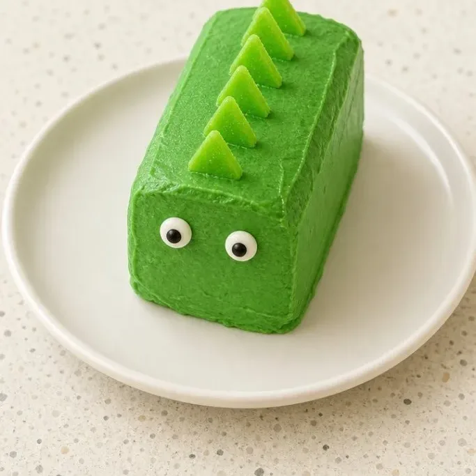 Adorable 4-Inch Dinosaur Bento Cake (No Special Pan Needed) Dinosaur Bento Cake