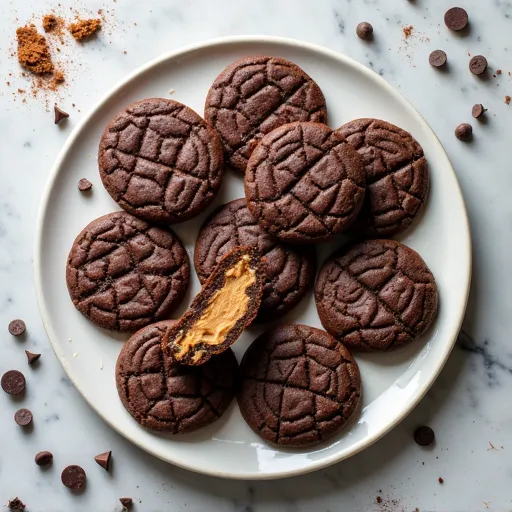 Double Chocolate Peanut Butter Cookie Dreams